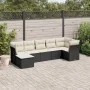 7-piece garden dining set and black synthetic rattan cushions by , Garden sets - Ref: Foro24-3217966, Price: 411,11 €, Discou...