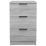 Mesitas de noche 2 unidades color gris Sonoma 40x36x65 cm de vidaXL, Mesitas de noche - Ref: Foro24-817054, Precio: 88,15 €, ...