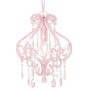 Runde rosa Perlen-Deckenleuchte E14 von vidaXL, Lampen - Ref: Foro24-281595, Preis: 37,75 €, Rabatt: %