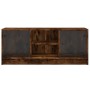 TV-Schrank mit Glastüren aus geräucherter Eiche, 102 x 37 x 42 cm von , TV-Möbel - Ref: Foro24-836375, Preis: 63,94 €, Rabatt: %