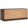 TV-Schrank mit eichenbraunen Glastüren 102x37x42 cm von , TV-Möbel - Ref: Foro24-836377, Preis: 64,61 €, Rabatt: %