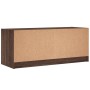 TV-Schrank mit eichenbraunen Glastüren 102x37x42 cm von , TV-Möbel - Ref: Foro24-836377, Preis: 65,42 €, Rabatt: %