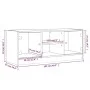 TV-Schrank mit eichenbraunen Glastüren 102x37x42 cm von , TV-Möbel - Ref: Foro24-836377, Preis: 64,61 €, Rabatt: %