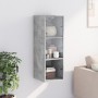 Betongrauer Wandschrank mit Glastüren, 35 x 37 x 100 cm von , Schließfächer und Lagerschränke - Ref: Foro24-836486, Preis: 73...