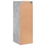 Betongrauer Wandschrank mit Glastüren, 35 x 37 x 100 cm von , Schließfächer und Lagerschränke - Ref: Foro24-836486, Preis: 73...
