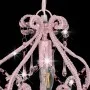 Round Pink Beaded Ceiling Lamp E14 by vidaXL, Lamps - Ref: Foro24-281595, Price: 41,56 €, Discount: %