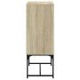 Beistellschrank mit Glastüren aus Sonoma-Eiche, 69 x 37 x 100 cm von , Sideboards - Ref: Foro24-836548, Preis: 74,64 €, Rabat...