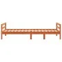 Wachsbrauner Bettrahmen aus massivem Kiefernholz, 75 x 190 cm von , Betten und Lattenroste - Ref: Foro24-844488, Preis: 95,90...