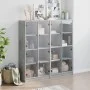 Estantería con puertas madera de ingeniería gris 136x37x142 cm de , Librerías y estanterías - Ref: Foro24-3206520, Precio: 27...