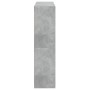 Regal mit grauen Holzwerkstofftüren, 136 x 37 x 142 cm von , Bücherregale und Regale - Ref: Foro24-3206520, Preis: 276,80 €, ...