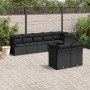 8-piece garden sofa set and black synthetic rattan cushions by , Garden sets - Ref: Foro24-3217905, Price: 531,73 €, Discount: %