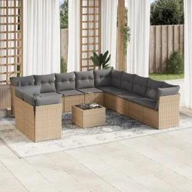 12-piece garden sofa set and brown synthetic rattan cushions by , Garden sets - Ref: Foro24-3217889, Price: 731,25 €, Discoun...