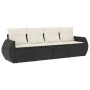 4-piece garden sofa set with black synthetic rattan cushions by , Garden sets - Ref: Foro24-3221075, Price: 272,59 €, Discoun...