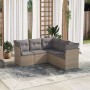 Garden sofa set with cushions 5 pieces beige synthetic rattan by , Garden sets - Ref: Foro24-3249458, Price: 350,17 €, Discou...