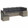 6-teiliges Gartenmöbel-Set und graue synthetische Rattankissen von , Gartensets - Ref: Foro24-3219020, Preis: 369,95 €, Rabat...