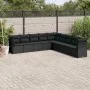 Set de sofás de jardín 8 piezas y cojines ratán sintético negro de , Conjuntos de jardín - Ref: Foro24-3217775, Precio: 593,3...