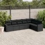 7-piece garden dining set and black synthetic rattan cushions by , Modular outdoor sofas - Ref: Foro24-3251382, Price: 474,78...