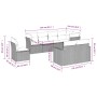 Gartensofa-Set mit beigen Kissen 8 Stück PE-Rattan von , Modulare Sofas für den Außenbereich - Ref: Foro24-3251576, Preis: 60...
