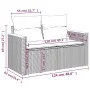 2-Sitzer-Gartensofa mit Kissen, beiges synthetisches Rattan von , Outdoor-Sofas - Ref: Foro24-366066, Preis: 163,86 €, Rabatt: %