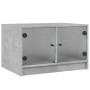 Couchtisch mit Glastüren aus Beton 68x50x42 cm von , Couchtisch - Ref: Foro24-836367, Preis: 44,27 €, Rabatt: %