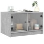 Couchtisch mit Glastüren aus Beton 68x50x42 cm von , Couchtisch - Ref: Foro24-836367, Preis: 44,27 €, Rabatt: %