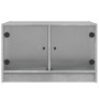 Couchtisch mit Glastüren aus Beton 68x50x42 cm von , Couchtisch - Ref: Foro24-836367, Preis: 44,27 €, Rabatt: %