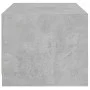 Mesa de centro con puertas de vidrio grs hormigón 68x50x42 cm de , Mesas de centro - Ref: Foro24-836367, Precio: 43,89 €, Des...