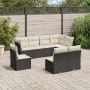 8-piece garden sofa set and black synthetic rattan cushions by , Garden sets - Ref: Foro24-3217756, Price: 468,91 €, Discount: %