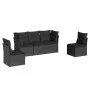 5-piece garden furniture set and black synthetic rattan cushions by , Garden sets - Ref: Foro24-3249184, Price: 306,40 €, Dis...