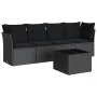 5-piece garden furniture set and black synthetic rattan cushions by , Garden sets - Ref: Foro24-3249074, Price: 321,86 €, Dis...