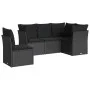 5-piece garden furniture set and black synthetic rattan cushions by , Garden sets - Ref: Foro24-3249474, Price: 344,18 €, Dis...