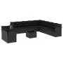 Gartensofa-Set 12-teilig mit schwarzen synthetischen Rattankissen von , Gartensets - Ref: Foro24-3249724, Preis: 816,71 €, Ra...