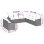9-piece garden sofa set with beige synthetic rattan cushions by , Modular outdoor sofas - Ref: Foro24-3251486, Price: 688,84 ...