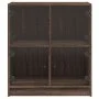 Zusatzgarderobe mit eichenbraunen Glastüren 68x37x75,5 cm von , Sideboards - Ref: Foro24-836384, Preis: 77,82 €, Rabatt: %