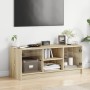 TV-Schrank mit Glastüren Sonoma-Eiche 102x37x42 cm von , TV-Möbel - Ref: Foro24-836373, Preis: 63,60 €, Rabatt: %