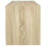 TV-Schrank mit Glastüren Sonoma-Eiche 102x37x42 cm von , TV-Möbel - Ref: Foro24-836373, Preis: 63,60 €, Rabatt: %