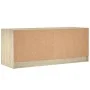 TV cabinet with glass doors Sonoma oak 102x37x42 cm by , TV Furniture - Ref: Foro24-836373, Price: 62,73 €, Discount: %
