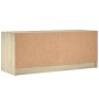 TV-Schrank mit Glastüren Sonoma-Eiche 102x37x42 cm von , TV-Möbel - Ref: Foro24-836373, Preis: 63,60 €, Rabatt: %