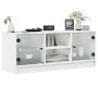 TV-Schrank mit weißen Glastüren 102x37x42 cm von , TV-Möbel - Ref: Foro24-836371, Preis: 48,24 €, Rabatt: %