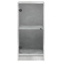 Armario auxiliar puertas de vidrio gris hormigón 35x37x75,5 cm de , Aparadores - Ref: Foro24-836402, Precio: 51,26 €, Descuen...
