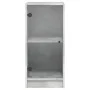 Auxiliary cupboard with concrete gray glass doors 35x37x75.5 cm by , Sideboards - Ref: Foro24-836402, Price: 51,26 €, Discoun...