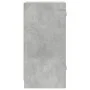 Auxiliary cupboard with concrete gray glass doors 35x37x75.5 cm by , Sideboards - Ref: Foro24-836402, Price: 51,26 €, Discoun...