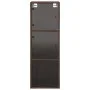 Wandschrank Eiche braun Glastüren 35x37x100 cm von , Schließfächer und Lagerschränke - Ref: Foro24-836489, Preis: 64,54 €, Ra...