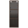 Wandschrank Eiche braun Glastüren 35x37x100 cm von , Schließfächer und Lagerschränke - Ref: Foro24-836489, Preis: 65,26 €, Ra...