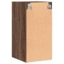 Wandschrank Eiche braun Glastüren 35x37x68,5 cm von , Schließfächer und Lagerschränke - Ref: Foro24-836482, Preis: 50,13 €, R...