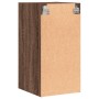 Wandschrank Eiche braun Glastüren 35x37x68,5 cm von , Schließfächer und Lagerschränke - Ref: Foro24-836482, Preis: 50,87 €, R...