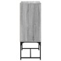 Armario auxiliar puertas de vidrio gris Sonoma 69x37x100 cm de , Aparadores - Ref: Foro24-836551, Precio: 76,35 €, Descuento: %