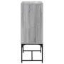 Zusatzgarderobe mit Glastüren in Sonoma-Grau, 69 x 37 x 100 cm von , Sideboards - Ref: Foro24-836551, Preis: 75,48 €, Rabatt: %