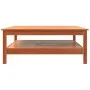 Couchtisch aus massivem, wachsbraunem Kiefernholz, 100 x 100 x 40 cm von , Couchtisch - Ref: Foro24-844470, Preis: 130,10 €, ...