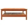 Couchtisch aus massivem, wachsbraunem Kiefernholz, 100 x 100 x 40 cm von , Couchtisch - Ref: Foro24-844470, Preis: 130,10 €, ...